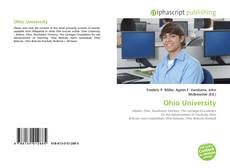 Capa do livro de Ohio University 