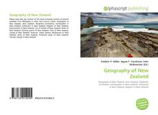 Обложка Geography of New Zealand