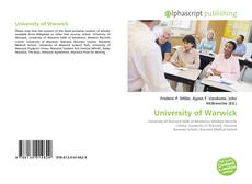 Bookcover of University of Warwick