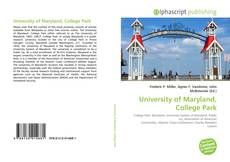 Bookcover of University of Maryland, College Park