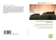 Bookcover of Operation Barbarossa