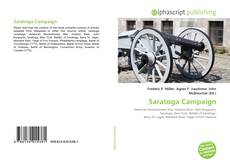 Capa do livro de Saratoga Campaign 