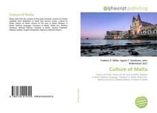 Bookcover of Culture of Malta