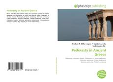 Bookcover of Pederasty in Ancient Greece