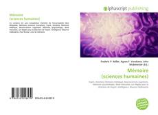 Couverture de Mémoire (sciences humaines)