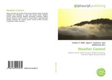 Buchcover von Weather Control