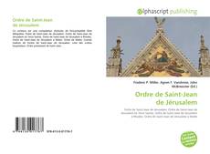 Ordre de Saint-Jean de Jérusalem kitap kapağı