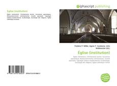 Capa do livro de Église (institution) 