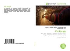 Portada del libro de Vin Rouge