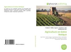 Portada del libro de Agriculture en Grèce Antique
