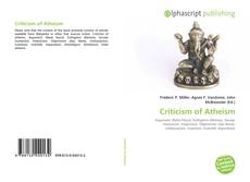 Portada del libro de Criticism of Atheism