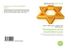 Buchcover von Development of the Jewish Bible Canon