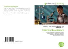 Capa do livro de Chemical Equilibrium 