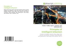 Couverture de Principles of Intelligent Urbanism