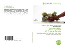 Couverture de Early History of Private Equity