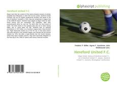 Capa do livro de Hereford United F.C 