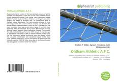 Capa do livro de Oldham Athletic A.F.C 