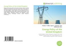 Bookcover of Energy Policy of the United Kingdom