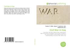 Bookcover of Civil War in Iraq