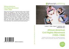 Bookcover of African-American Civil Rights Movement (1955–1968)