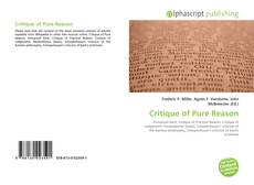 Bookcover of Critique of Pure Reason