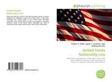 Bookcover of United States Nationality Law