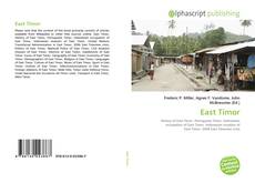Bookcover of East Timor