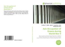 Buchcover von Axis Occupation of Greece during World War II