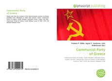 Buchcover von Communist Party of Greece
