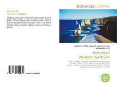 History of Western Australia kitap kapağı