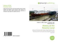 Bookcover of History of the Panama Canal