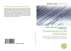 Обложка Taxation history of the United States