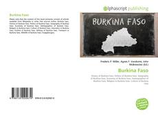 Bookcover of Burkina Faso