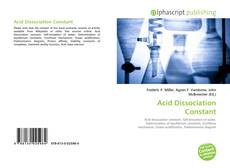 Bookcover of Acid Dissociation Constant