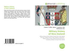 Bookcover of Military history of New Zealand