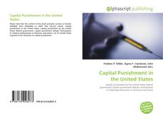 Bookcover of Capital Punishment in the United States