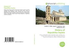 Bookcover of History of Republika Srpska