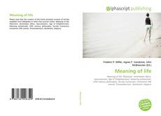 Bookcover of Meaning of life