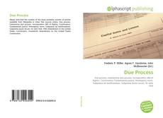 Bookcover of Due Process