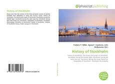 Bookcover of History of Stockholm