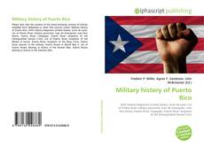 Bookcover of Military history of Puerto Rico