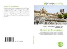 Bookcover of History of Birmingham