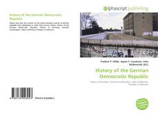 Copertina di History of the German Democratic Republic