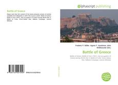 Bookcover of Battle of Greece