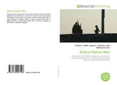 Bookcover of Greco-Italian War
