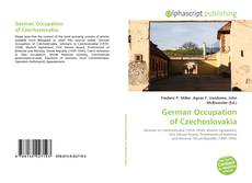 German Occupation of Czechoslovakia kitap kapağı