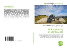 Bookcover of Military history of South Africa