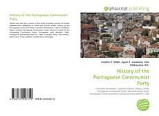 Обложка History of the Portuguese Communist Party