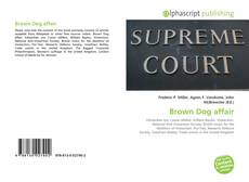 Brown Dog affair的封面
