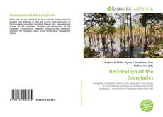 Restoration of the Everglades的封面